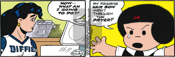 Nancy on Monday July 11, 2016 Comic Strip