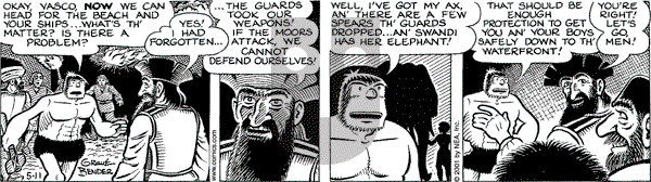 Alley Oop on Friday May 11, 2001 Comic Strip
