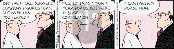 The Born Loser on Thursday January 2, 2014 Comic Strip