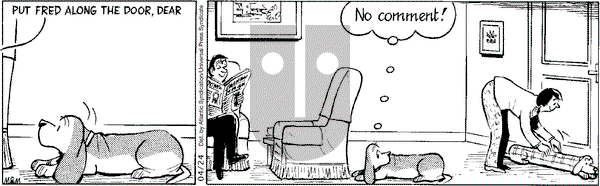 Fred Basset on Thursday April 24, 2008 Comic Strip