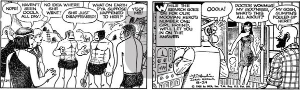 Alley Oop on Saturday August 24, 1968 Comic Strip