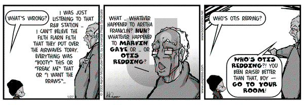 The Boondocks on Thursday January 27, 2000 Comic Strip