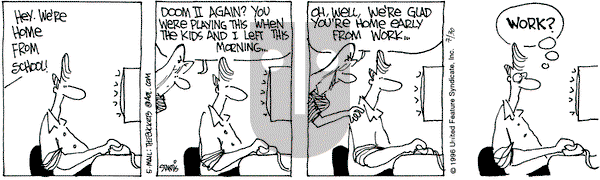 The Buckets on Tuesday July 30, 1996 Comic Strip