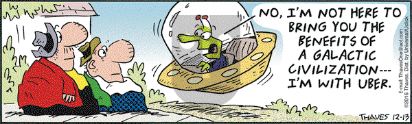 Frank and Ernest on Tuesday December 13, 2016 Comic Strip
