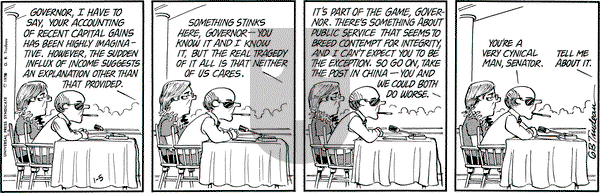 Doonesbury on Monday January 5, 1976 Comic Strip