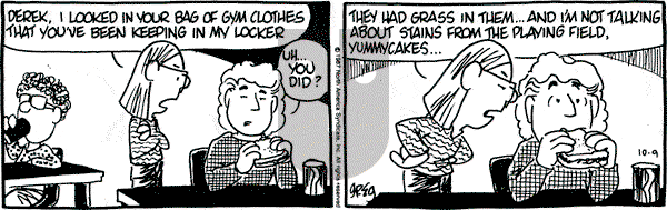 Luann on Friday October 9, 1987 Comic Strip