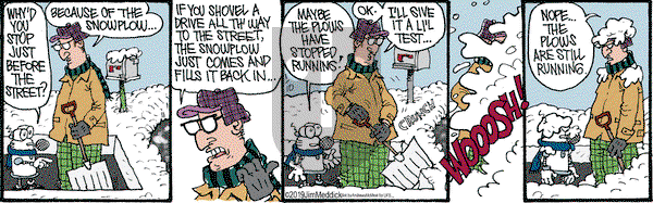 Monty on Thursday January 10, 2019 Comic Strip