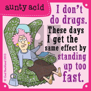 Aunty Acid on Tuesday December 3, 2013 Comic Strip
