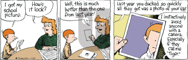 Cul de Sac on Tuesday November 29, 2016 Comic Strip