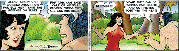 Alley Oop on Thursday February 4, 2016 Comic Strip