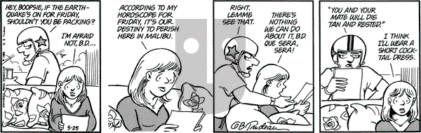 Doonesbury on Wednesday May 25, 1988 Comic Strip