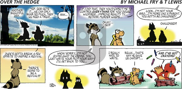 Over the Hedge on Sunday April 27, 2025 Comic Strip