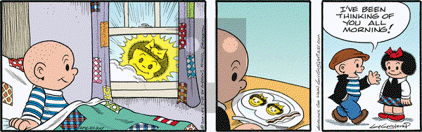 Nancy on Monday April 24, 2017 Comic Strip