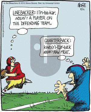 In the Bleachers on Tuesday May 12, 2015 Comic Strip