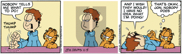 Garfield on Monday November 5, 2007 Comic Strip
