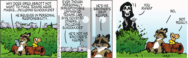 Over the Hedge on Tuesday September 7, 2021 Comic Strip