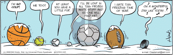 Cleats - Monday January 7, 2008 Comic Strip