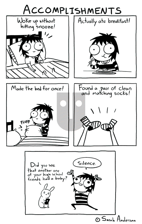 Sarah's Scribbles on Saturday April 16, 2016 Comic Strip