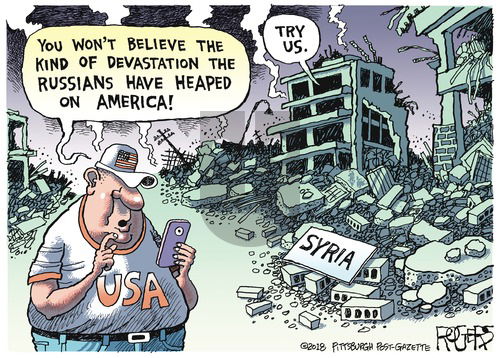 Rob Rogers on Sunday March 4, 2018 Comic Strip