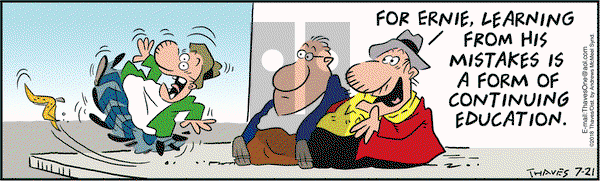 Frank and Ernest on Saturday July 21, 2018 Comic Strip