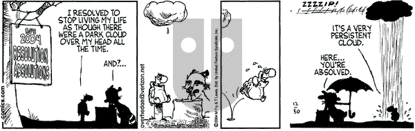 Over the Hedge on Thursday December 30, 2004 Comic Strip