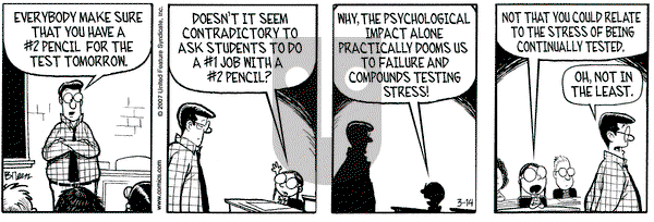 Grand Avenue on Wednesday March 14, 2007 Comic Strip