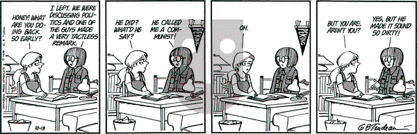 Doonesbury on Saturday October 13, 1979 Comic Strip