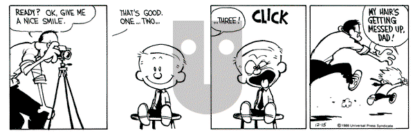 Calvin and Hobbes on Thursday December 15, 1988 Comic Strip