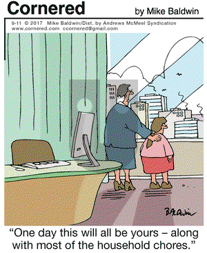 Cornered on Monday September 11, 2017 Comic Strip