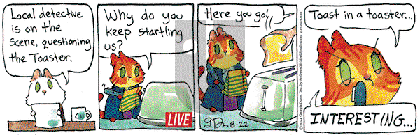 Breaking Cat News - Thursday August 22, 2024 Comic Strip