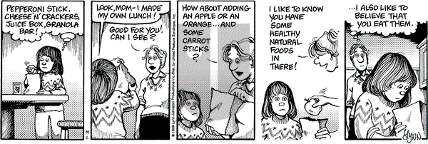 For Better or For Worse on Wednesday November 3, 1999 Comic Strip