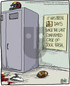 In the Bleachers on Friday October 5, 2012 Comic Strip