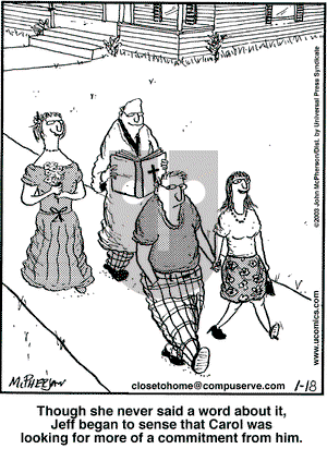 Close to Home on Saturday January 18, 2003 Comic Strip