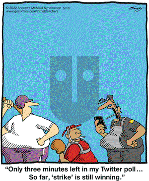 In the Bleachers - Monday May 16, 2022 Comic Strip