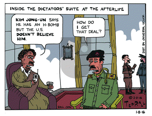 Ted Rall on Friday January 8, 2016 Comic Strip