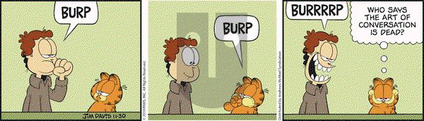 Garfield on Saturday November 30, 2019 Comic Strip