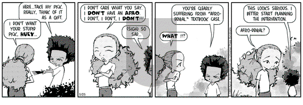 The Boondocks on Tuesday May 25, 1999 Comic Strip