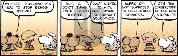 DeFlocked on Tuesday November 24, 2009 Comic Strip