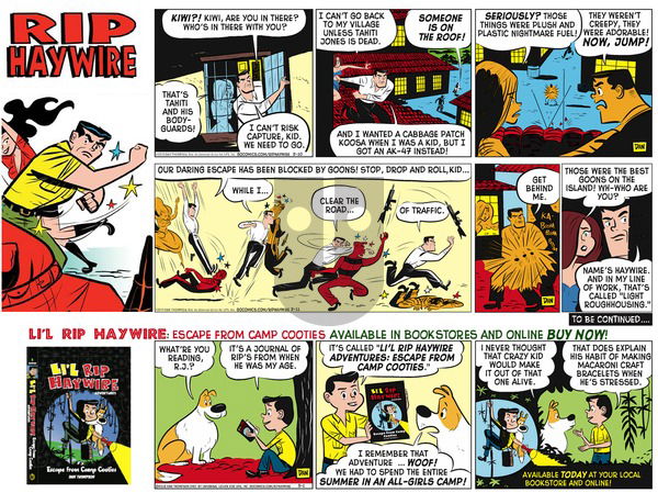 Rip Haywire on Sunday September 25, 2016 Comic Strip