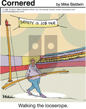 Cornered on Wednesday November 26, 2014 Comic Strip
