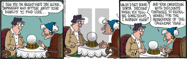Monty on Monday February 9, 2015 Comic Strip