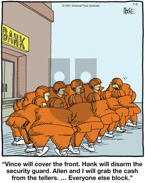 In the Bleachers on Thursday January 8, 2009 Comic Strip