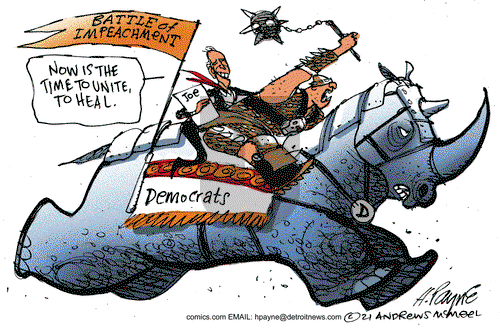 Henry Payne on Friday January 15, 2021 Comic Strip
