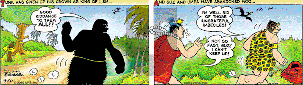 Alley Oop on Monday September 20, 2010 Comic Strip
