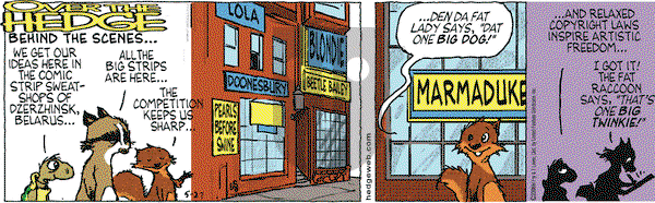 Over the Hedge on Tuesday May 27, 2008 Comic Strip