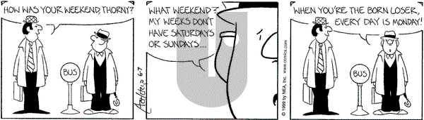 The Born Loser on Monday June 7, 1999 Comic Strip