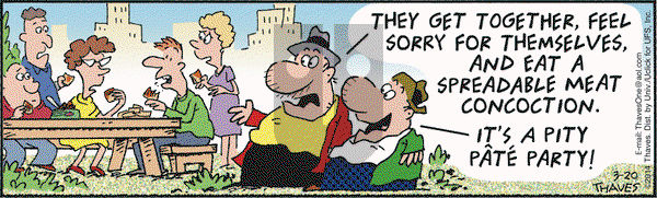 Frank and Ernest on Thursday March 20, 2014 Comic Strip