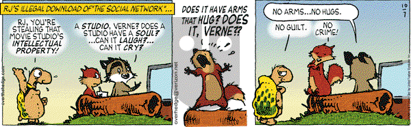 Over the Hedge on Thursday October 7, 2010 Comic Strip