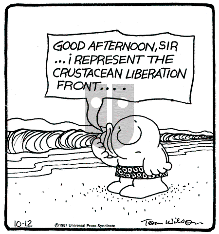 Ziggy - Monday October 12, 1987 Comic Strip