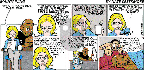 Maintaining on Sunday July 1, 2007 Comic Strip